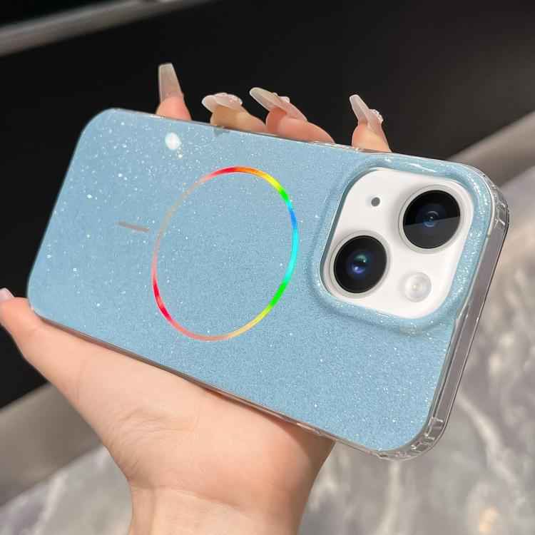 Glitter Powder Plating MagSafe IMD Full Coverage Phone Case