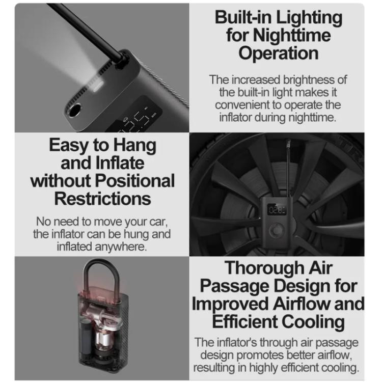 Xiaomi Mijia Air Pump 2D Portable Electric Air Compressor For Motorcycle Car Basketball - LYDARZ