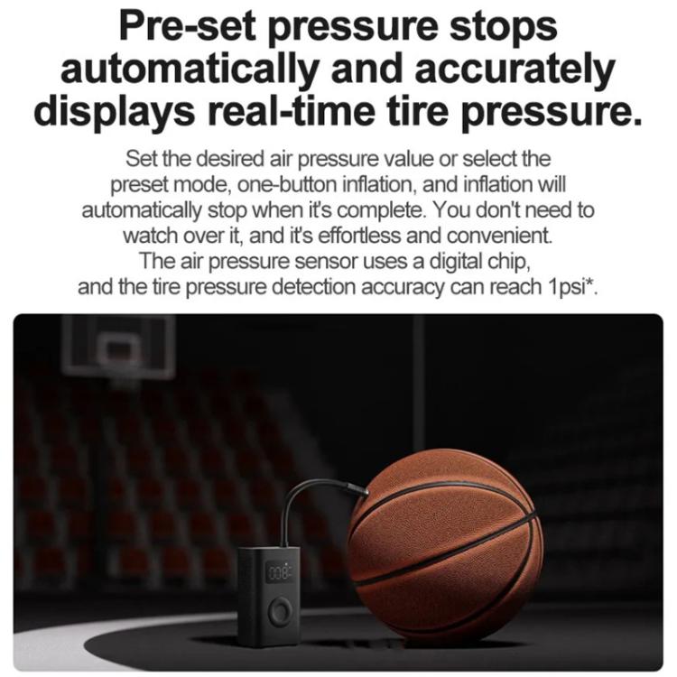 Xiaomi Mijia Air Pump 2D Portable Electric Air Compressor For Motorcycle Car Basketball - LYDARZ