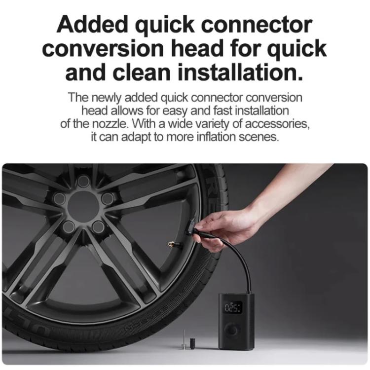 Compresor de aire eléctrico portátil Xiaomi Mijia Air Pump 2D para motocicleta, coche y baloncesto