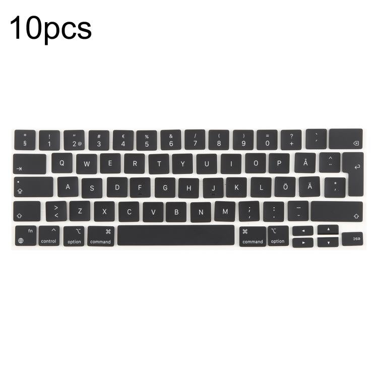 10pcs MacBook Keycaps A2251 A2289 A2238 A2338 – Multi-language Set