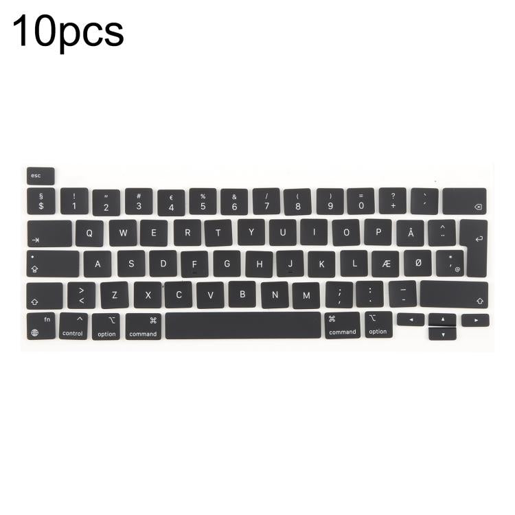 10pcs MacBook Keycaps A2251 A2289 A2238 A2338 – Multi-language Set