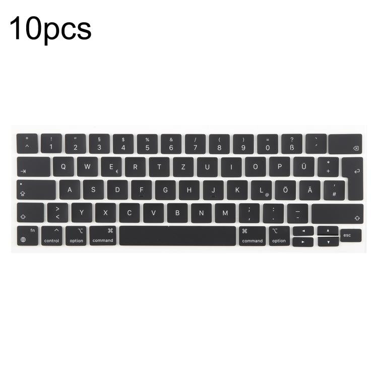 10pcs MacBook Keycaps A2251 A2289 A2238 A2338 – Multi-language Set