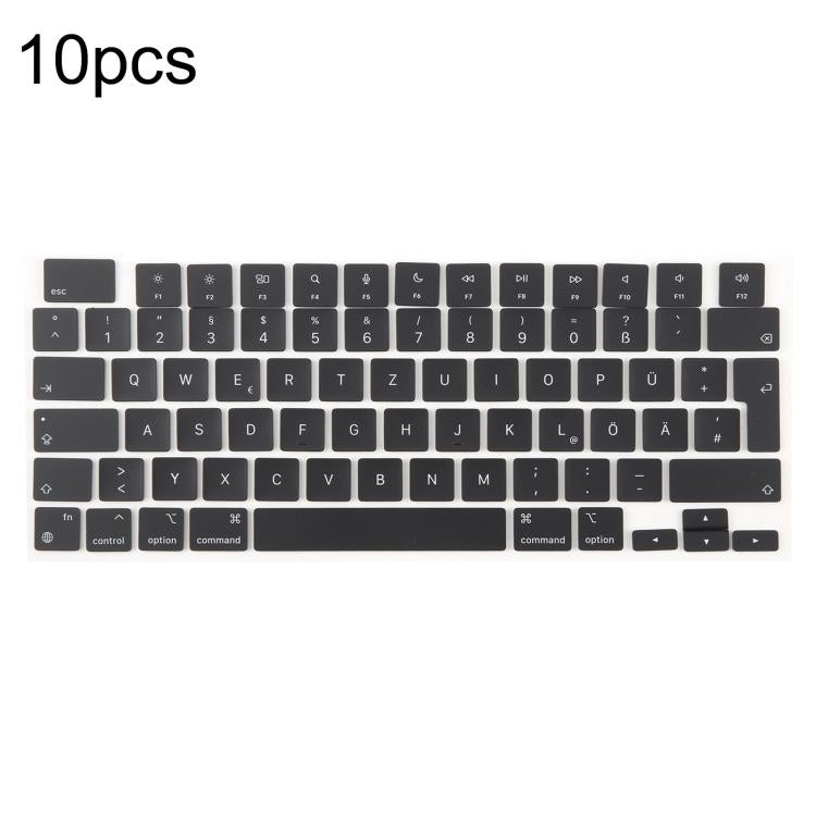 10pcs UK Enter Keycaps for MacBook A2442 A2485 A2779 A2780 A2991 A2992 A2918 - Multilingual Replacement Keys
