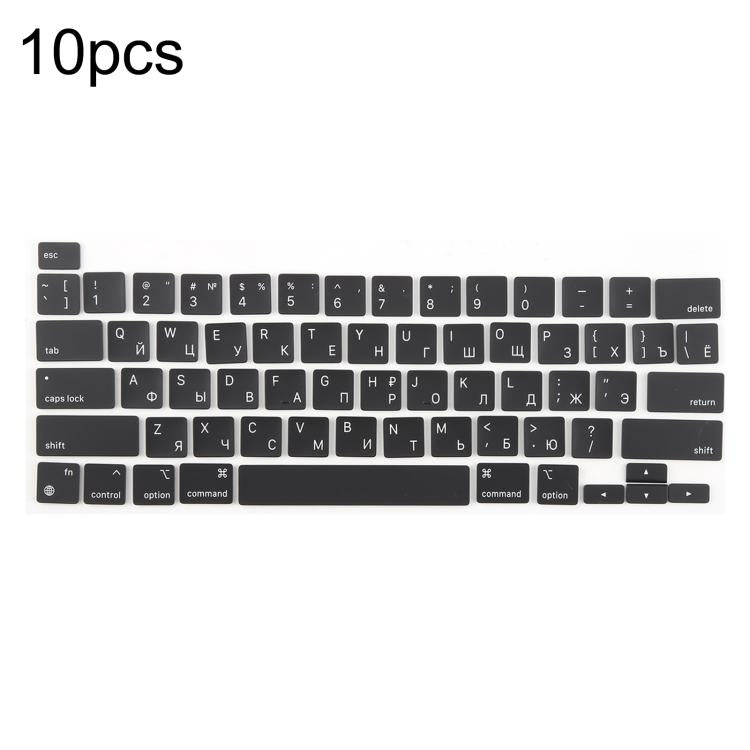 10pcs US Small Enter Keycaps for MacBook A2251 A2289 A2238 A2338 - Russian & Korean