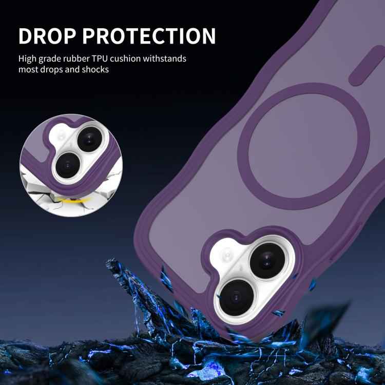 Skin Feel Wave Texture MagSafe Phone Case