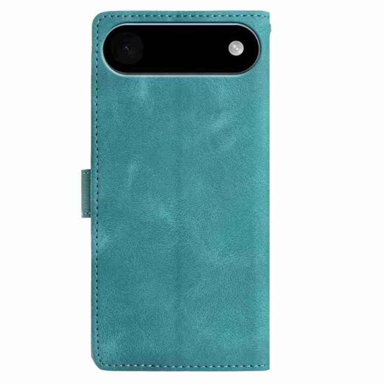 Skin Feel Embossed Feather Leather Phone Case