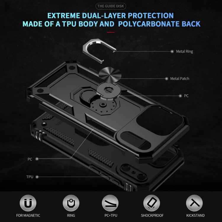 Shockproof TPU Hybrid PC Phone Case with Holder