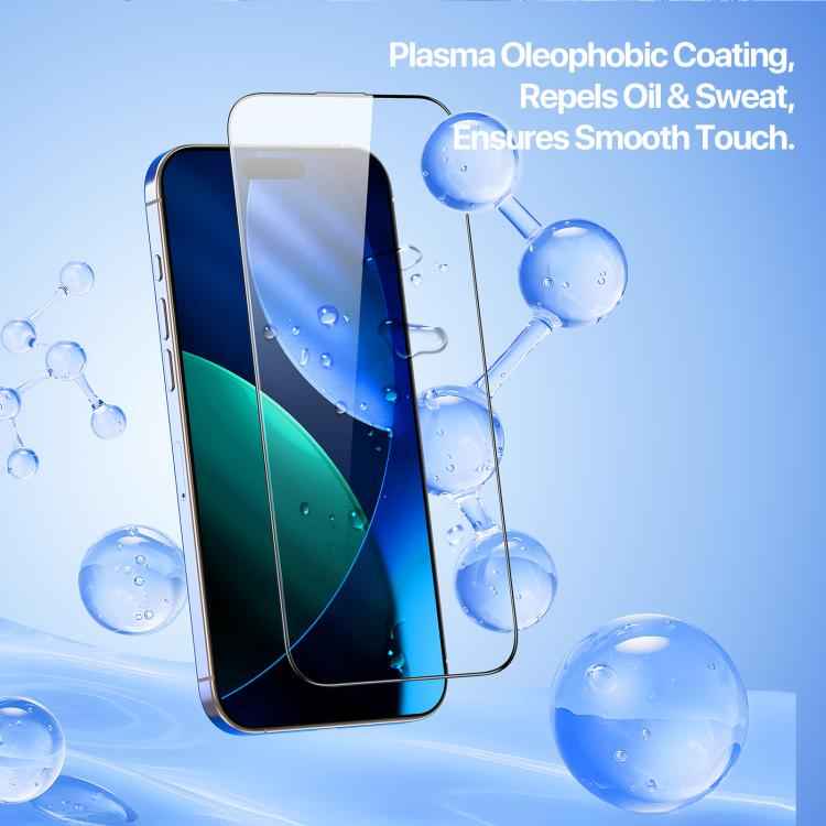 DUX DUCIS Roga Series 2.5D HD Fully Transparent Tempered Screen Protector with Dust Removal Quick-Attach Box