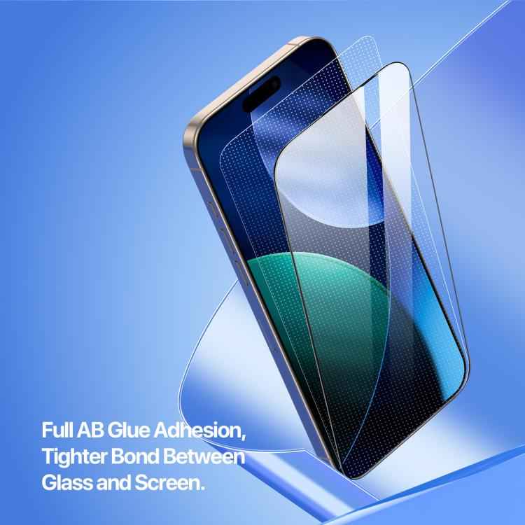 DUX DUCIS Roga Series 2.5D HD Fully Transparent Tempered Screen Protector with Dust Removal Quick-Attach Box
