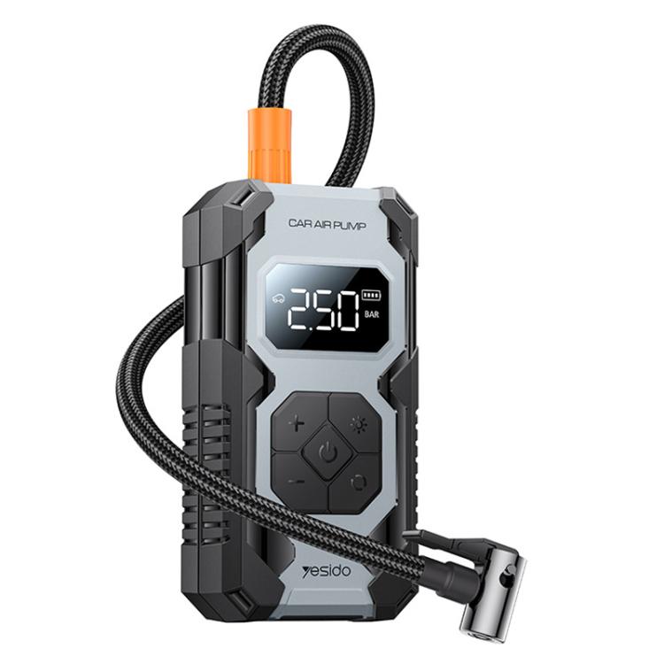 Yesido VC12 7800mAh Multi-function Car Air Pump Car Tires Cordless Tire Inflator - LYDARZ