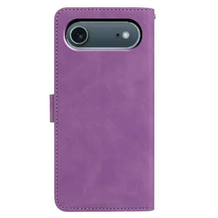 Moonlit Butterfly Dance Pattern Embossed Leather Phone Case