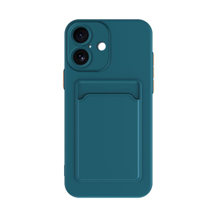 Skin Feel Card Contrast Color Button TPU Phone Case