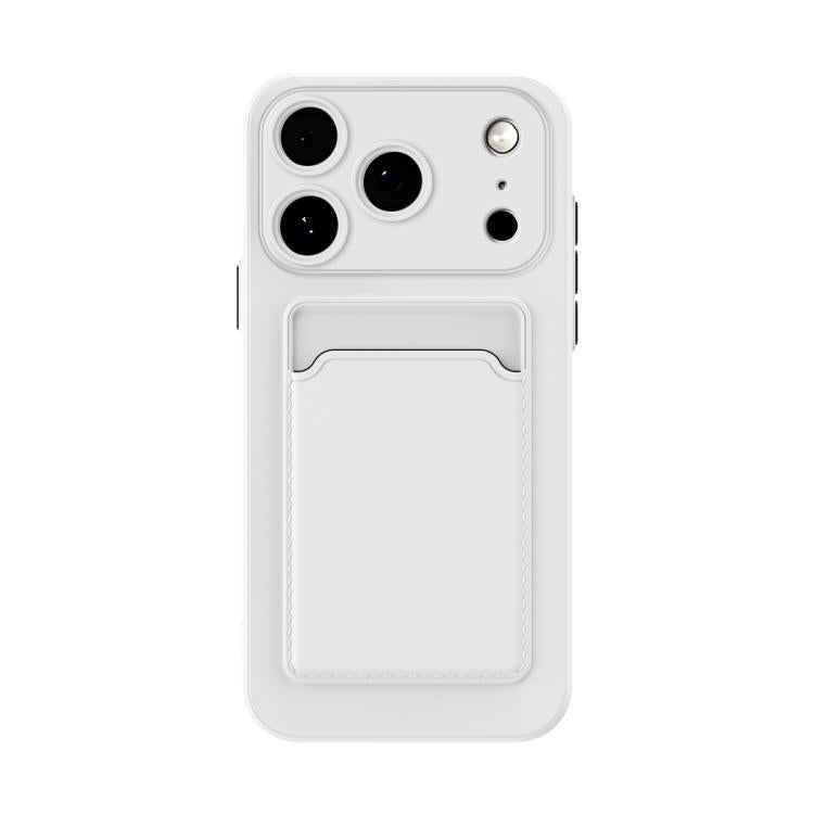Skin Feel Card Contrast Color Button TPU Phone Case