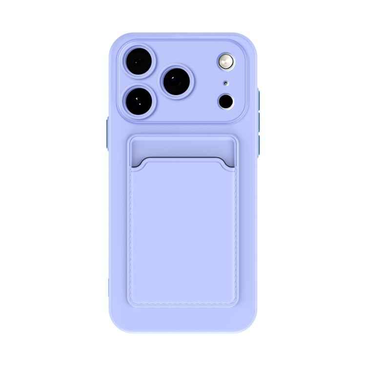 Skin Feel Card Contrast Color Button TPU Phone Case