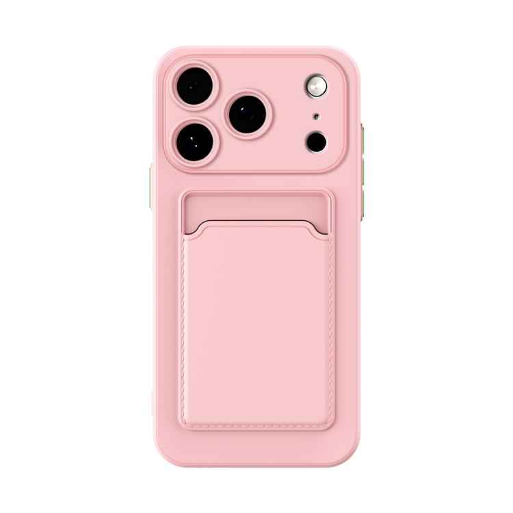 Skin Feel Card Contrast Color Button TPU Phone Case