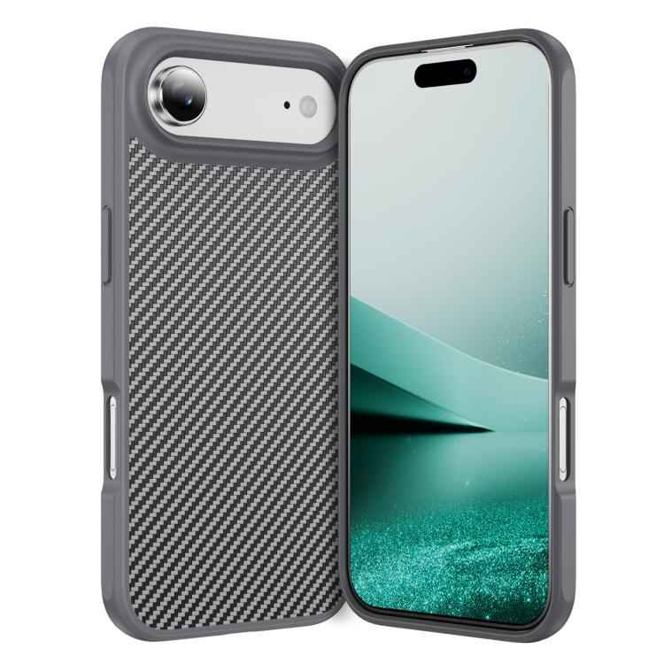 Carbon Fiber Texture Skin-feel Acrylic TPU Phone Case