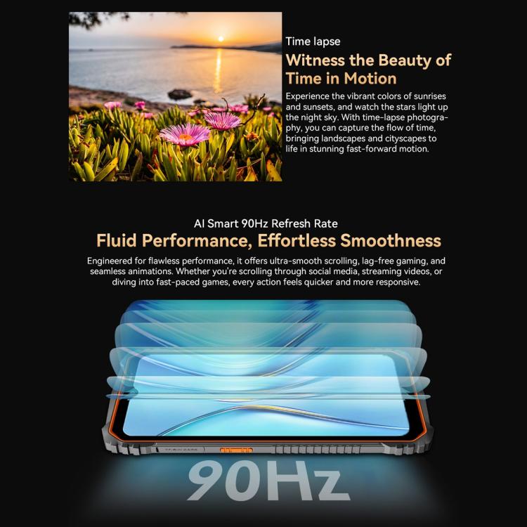 Blackview Oscal Marine 1 - 6.56 inch, Android 15, Unisoc UMS9230E T615 Octa Core, 4G Network, OTG, NFC, 4GB+128GB Storage