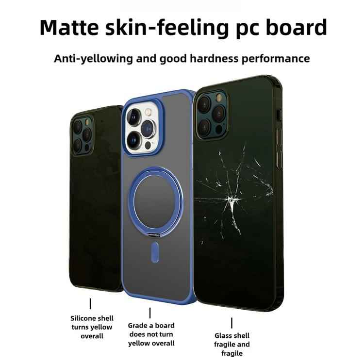 Kalebol Rotating Holder MagSafe PC Hybrid TPU Phone Case