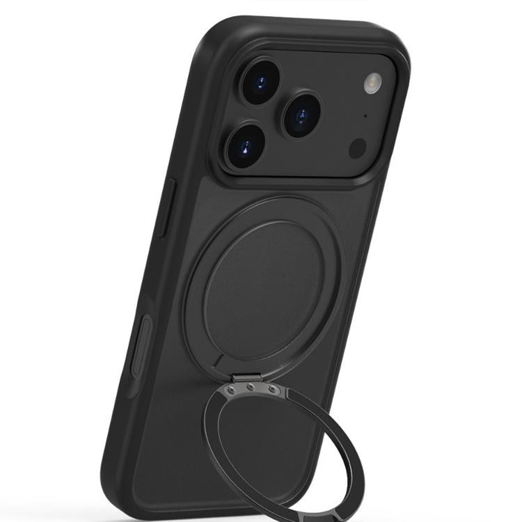 Funda para teléfono Kalebol MagSafe - Soporte híbrido de TPU acrílico esmerilado