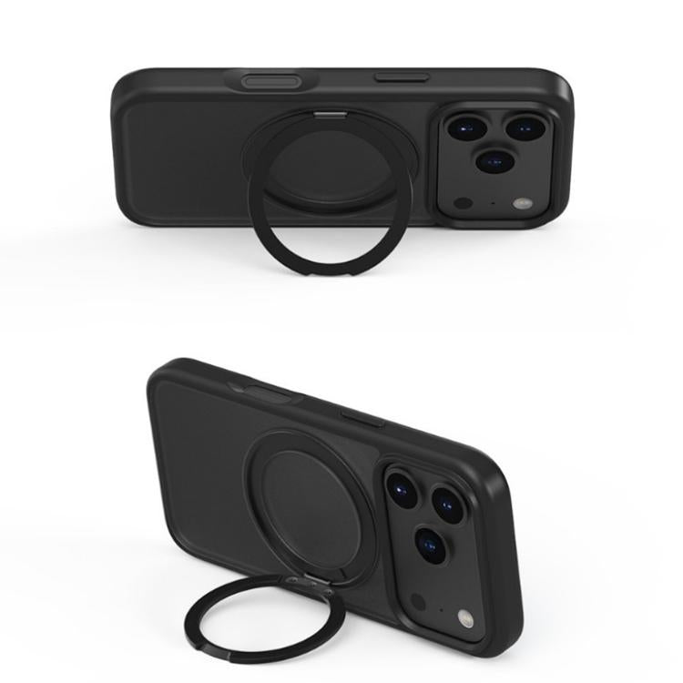 Funda para teléfono Kalebol MagSafe - Soporte híbrido de TPU acrílico esmerilado