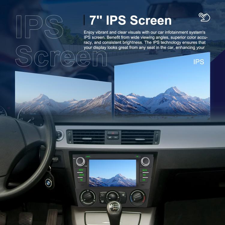 Para BMW Serie 3 E90 Android 15 7 pulgadas CarPlay Car Navigation Reversing Image Integrated Machine, Standard, Standard+AHD+Microphone