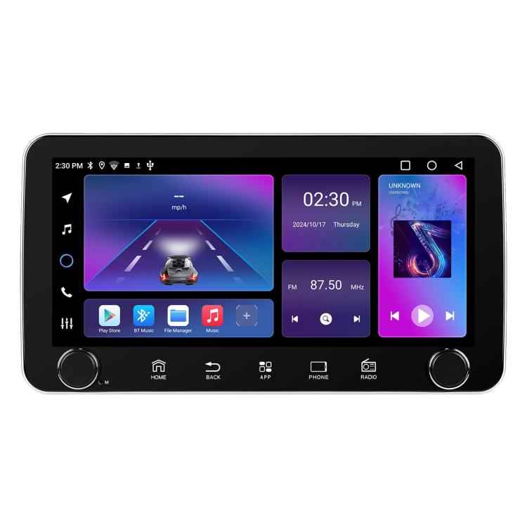 10.36 inch Screen Android 15 Car CarPlay Navigation Integrated Machine with Dual Knob, Standard, Standard+AHD+Microphone