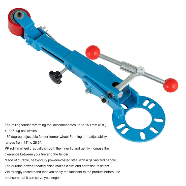 Car Wheel Eyebrow Repair Tool Fender Roller Tool Fender Reforming Extending Tool - LYDARZ