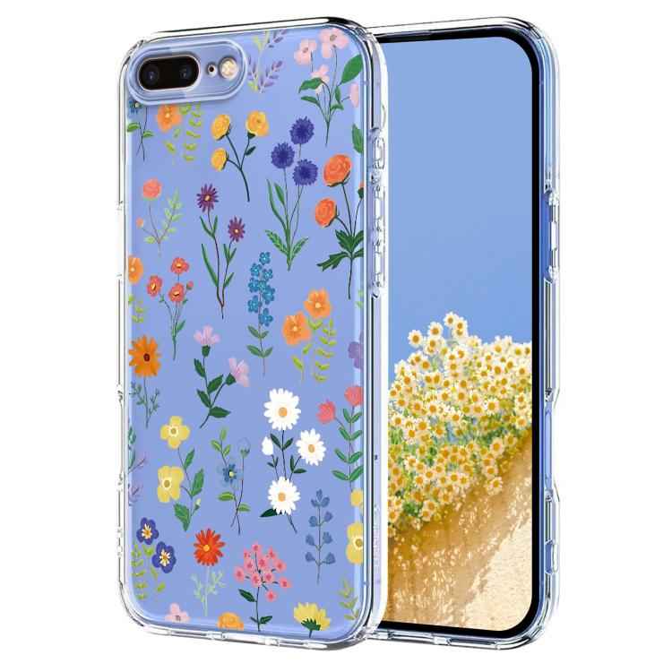 Flower Pattern Painted TPU Phone Case