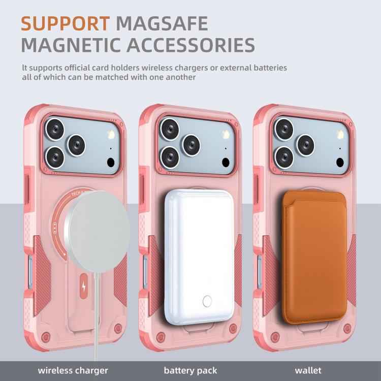 Armor Magsafe Holder PC Hybrid TPU Phone Case