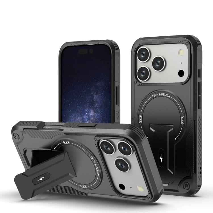 Armor Magsafe Holder PC Hybrid TPU Phone Case