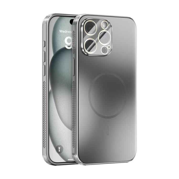 ABEEL Heat Dissipation Frosted MagSafe Phone Case with Lens Film