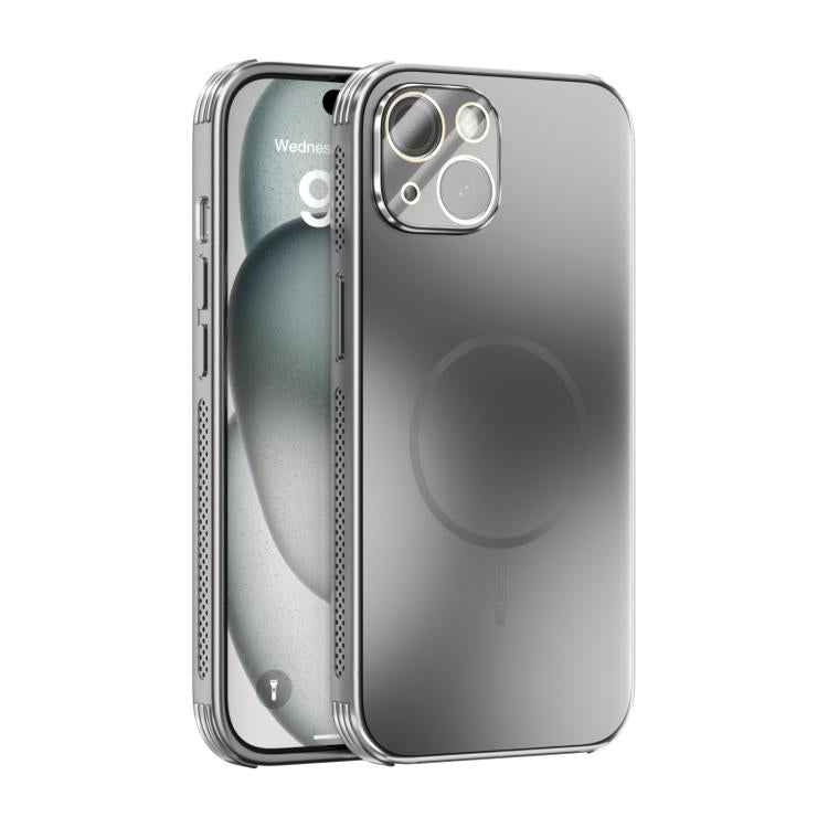 ABEEL Heat Dissipation Frosted MagSafe Phone Case with Lens Film
