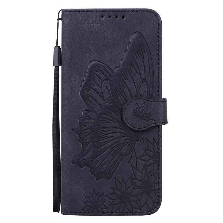 Retro Skin Feel Butterflies Embossing Horizontal Flip Leather Phone Case