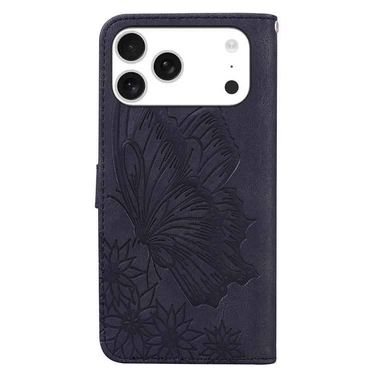 Retro Skin Feel Butterflies Embossing Horizontal Flip Leather Phone Case