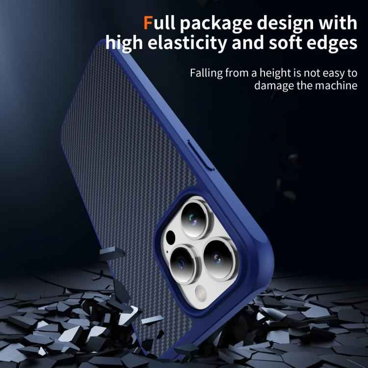 Carbon Fiber Texture Skin-feel MagSafe Phone Case