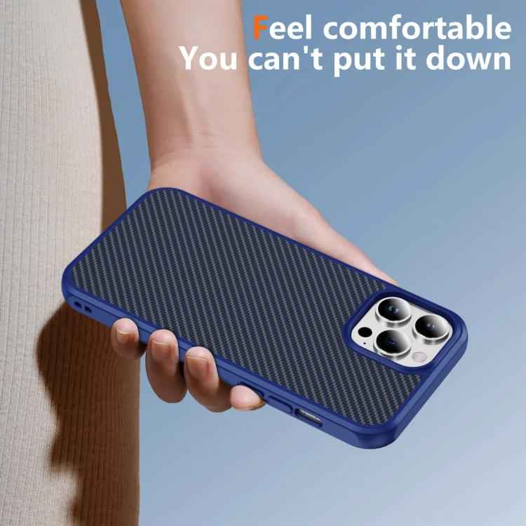 Carbon Fiber Texture Skin-feel MagSafe Phone Case