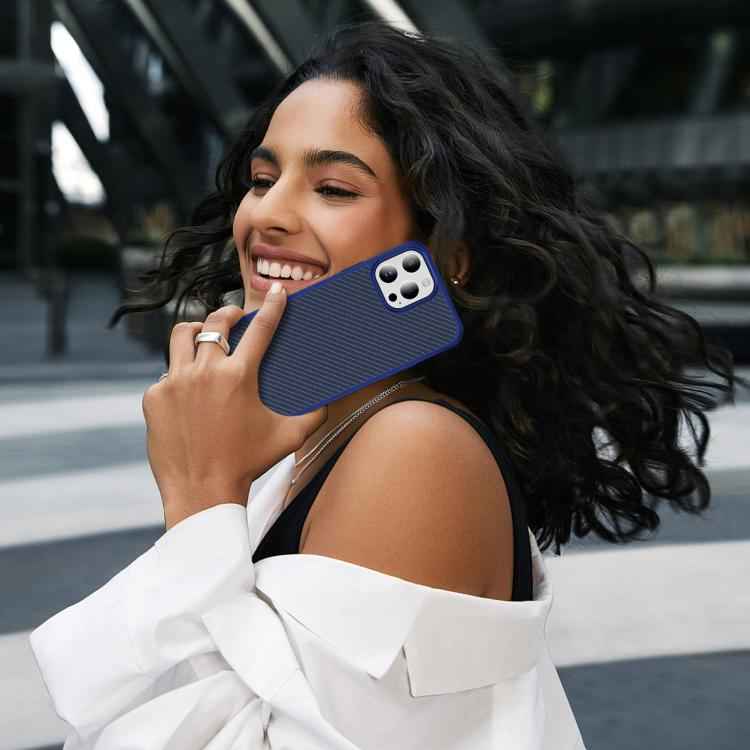 Carbon Fiber Texture Skin-feel MagSafe Phone Case