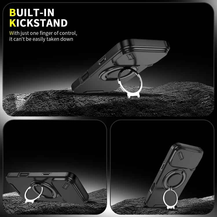 Sliding Camshield Ring Holder Phone Case