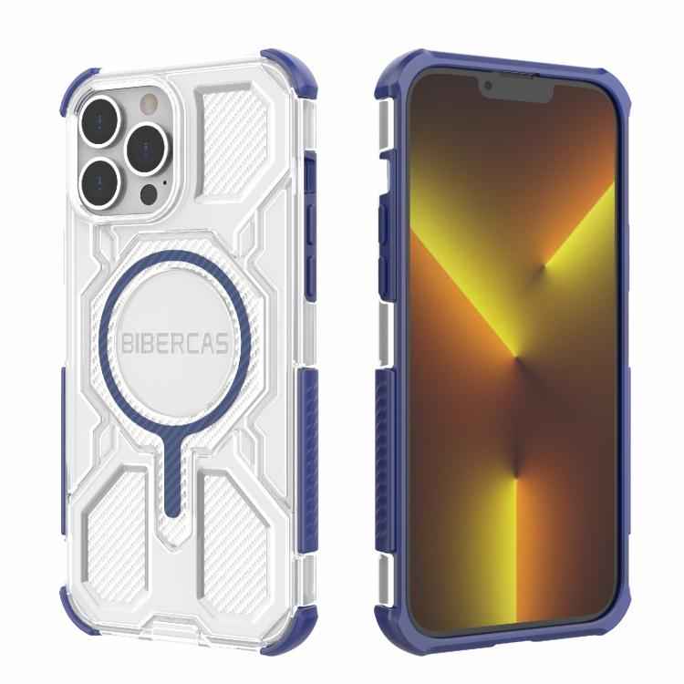 BIBERCAS Transparent Color Series MagSafe Air Bag Shockproof Phone Case