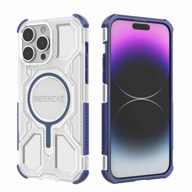 BIBERCAS Transparent Color Series MagSafe Air Bag Shockproof Phone Case