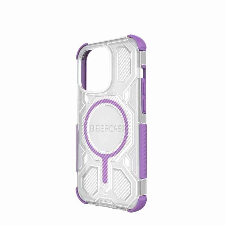 BIBERCAS Transparent Color Series MagSafe Air Bag Shockproof Phone Case