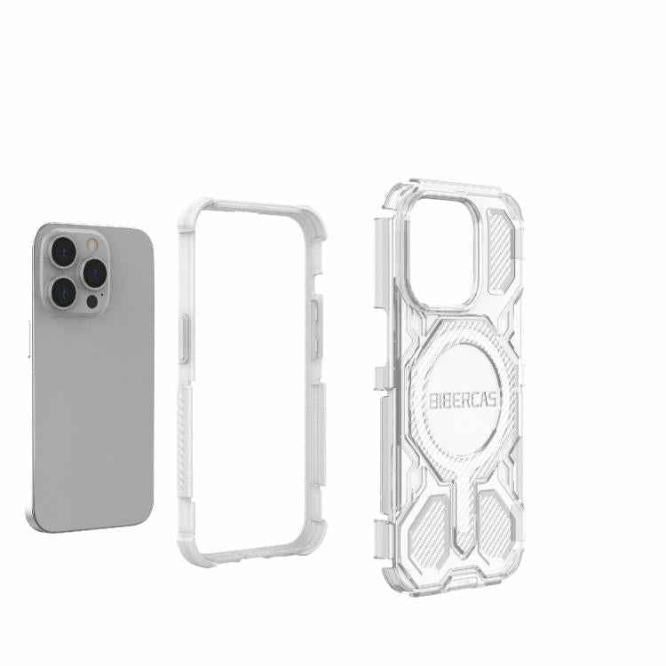 BIBERCAS Transparent Color Series MagSafe Air Bag Shockproof Phone Case