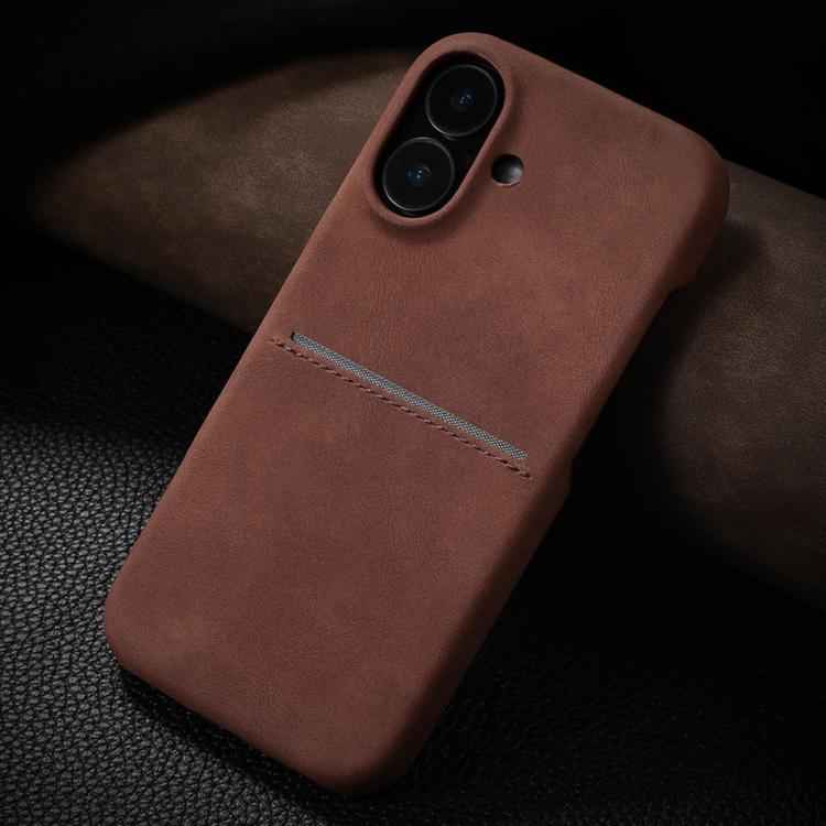 Skin Feel Sheepskin Card Slot Phone Case