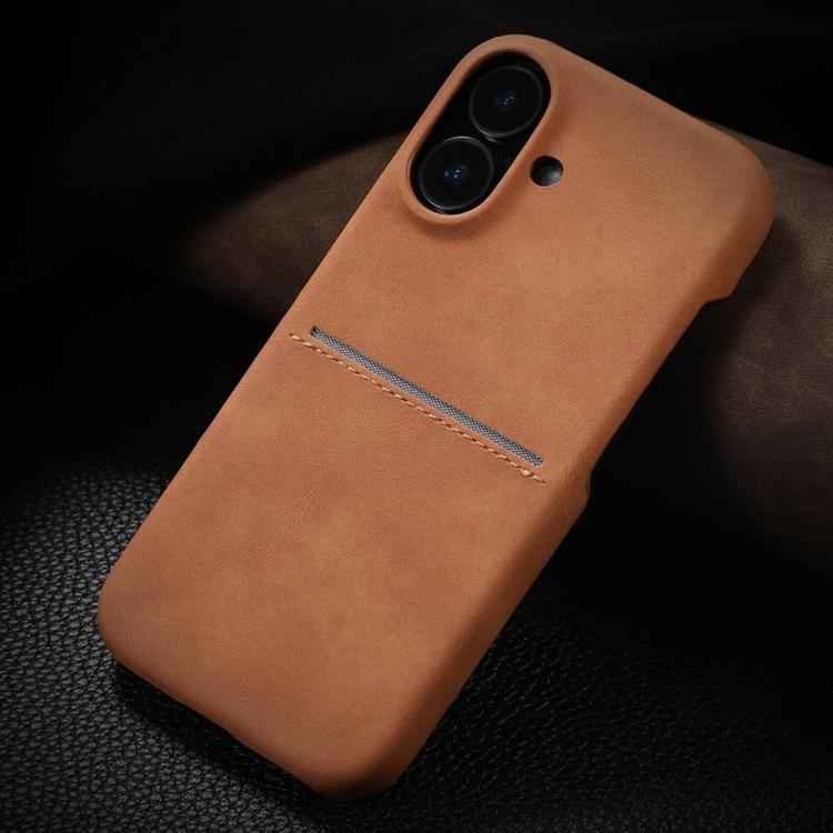 Skin Feel Sheepskin Card Slot Phone Case