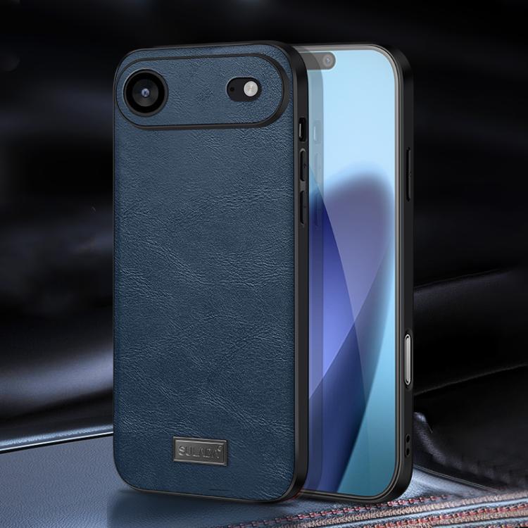SULADA Shockproof TPU Hybrid Handmade Leather Phone Case