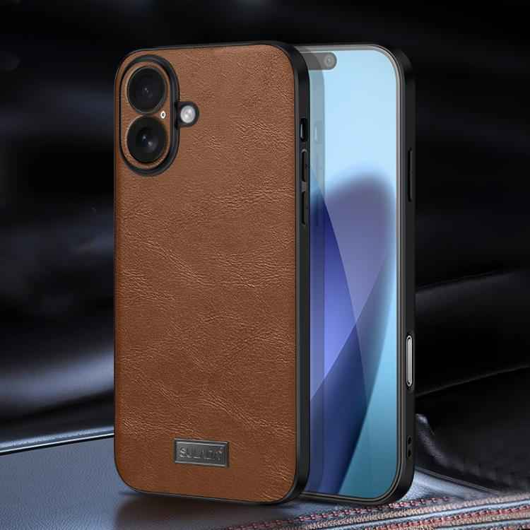 SULADA Shockproof TPU Hybrid Handmade Leather Phone Case