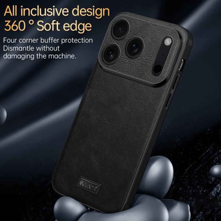 SULADA Shockproof TPU Hybrid Handmade Leather Phone Case