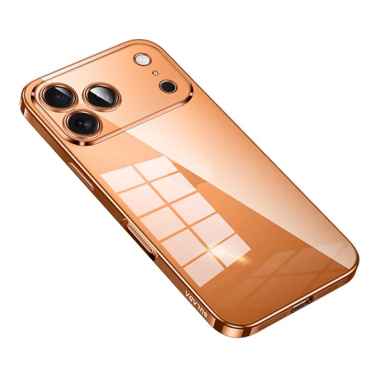 SULADA Transparent Phone Case - Shine Through Series Plating TPU Design