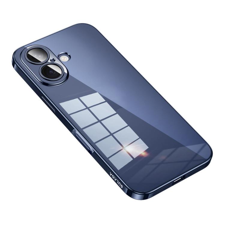 SULADA Transparent Phone Case - Shine Through Series Plating TPU Design